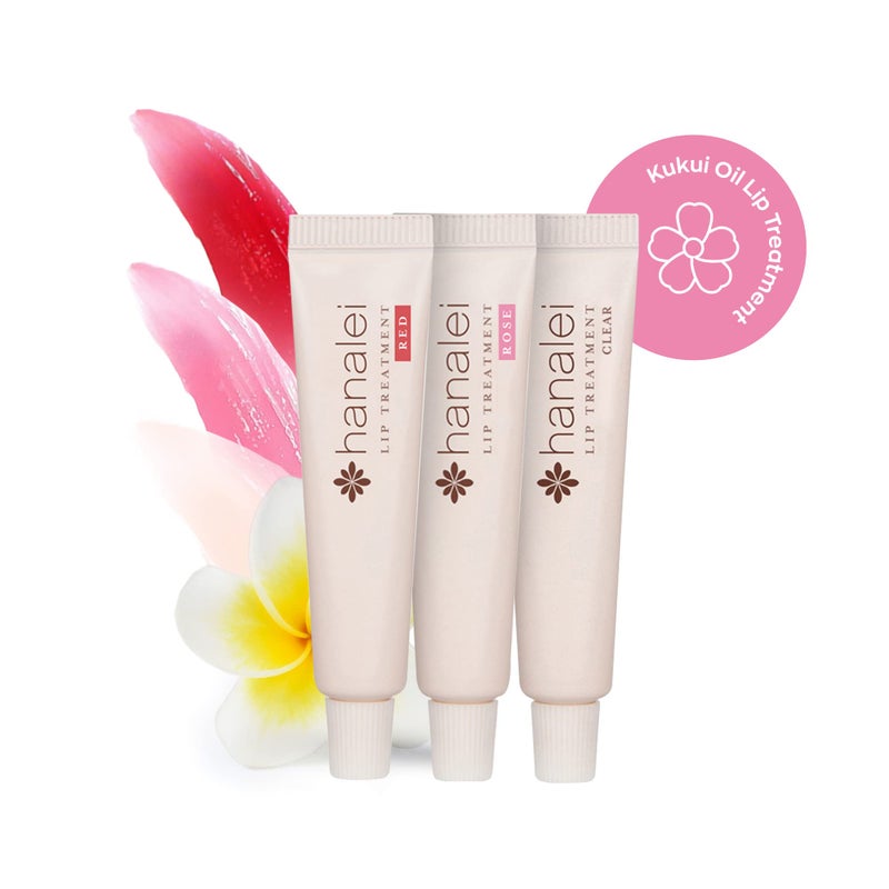 Hanalei Hydrating Lip Treatment Balm â€“ Cruelty-Free, Paraben-Free Moisturizer for Severely Dry, Chapped Lips â€“ Kukui Oil, Shea Butter & Grapeseed Oil â€“Multi Colored Tint, Travel-Size 3-Pack (5ml X 3) - Image 2